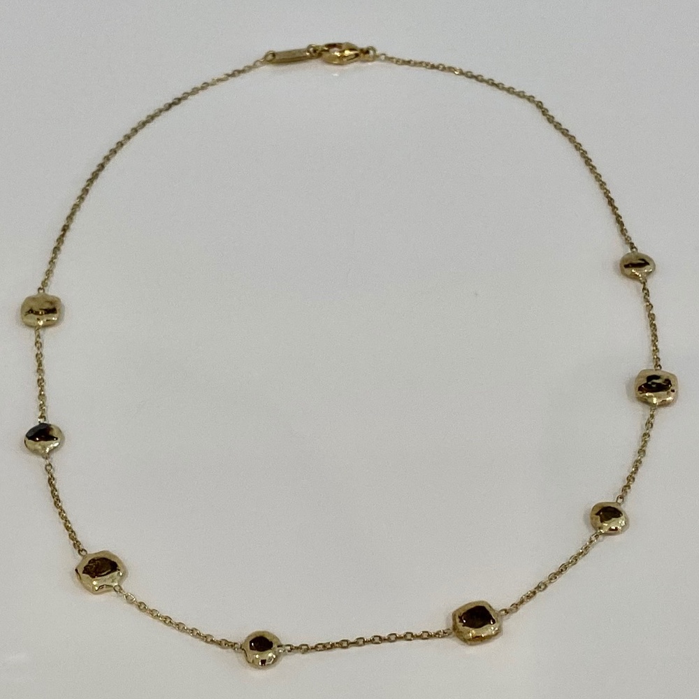 IPPOLITA 18K GOLD STATION NECKLACE 18” - Picture 3 of 17